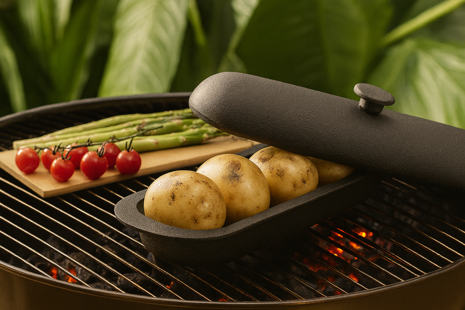 Cast Iron Potato Baker