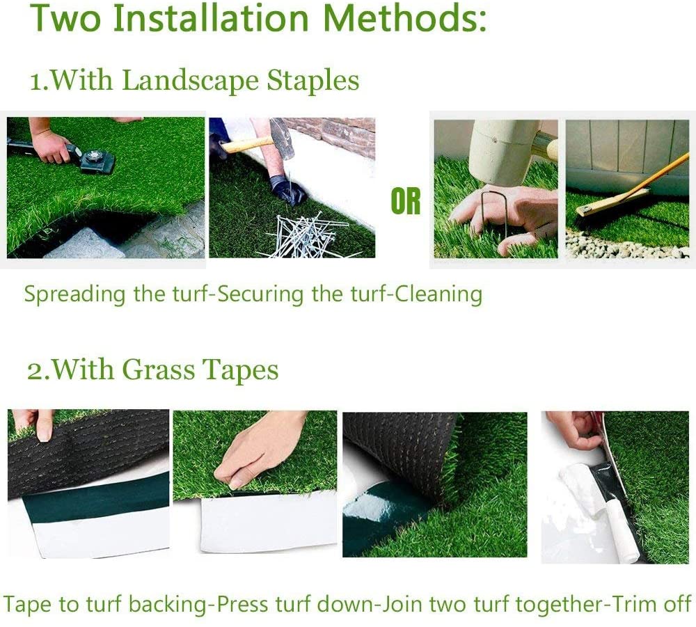 installation method of Artificial Turf Grass Lawn 