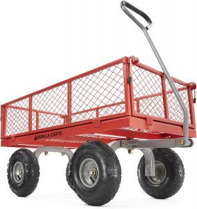 Gorilla Carts GOR800-COM Steel Utility Cart